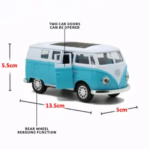 Volkswagen T1 Bus Diecast Model 1:36 Scale 11 S21834d195da841ff8e9c21a8a12e29f3s