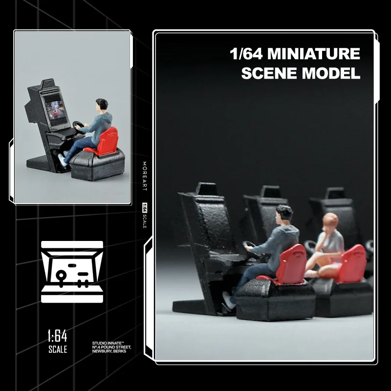 Racing Arcade Game Diorama 1/64 Scale Model 4 Racing Arcade Game Diorama 1/64 Scale Model - Image 4