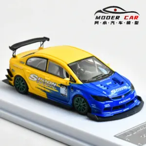 1:64 Honda Civic FD2 Diecast Model Collector's Item 9 S2212f726eeaa442b8b223fc4c34c663a5