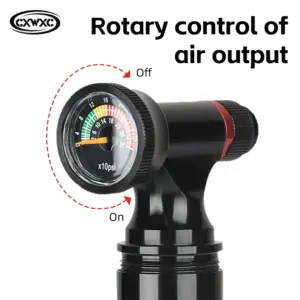 CXWXC Mini Portable CO2 Inflator with Gauge 11 S22d11b5c3569482082a55bf61936e9a1j
