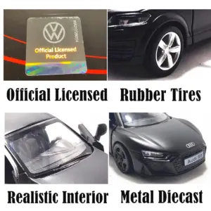 Audi R8 V10 Coupe 1:36 Scale Diecast Model 27 S23b2f3594fb2423d8ba048ade1f4f99fh 2