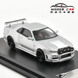 1:64 Scale Glossy Black Diecast Model Car 7 S23e93c76a93d4f40a0a93be9c5167132M