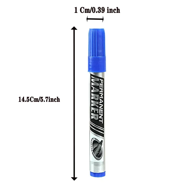 Set of 10 Permanent Marker Pens - Multi-Color 4 Set of 10 Permanent Marker Pens - Multi-Color - Image 4