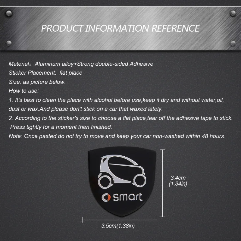Smart Car Stickers Set for Customization 2 Smart Car Stickers Set for Customization - Image 2