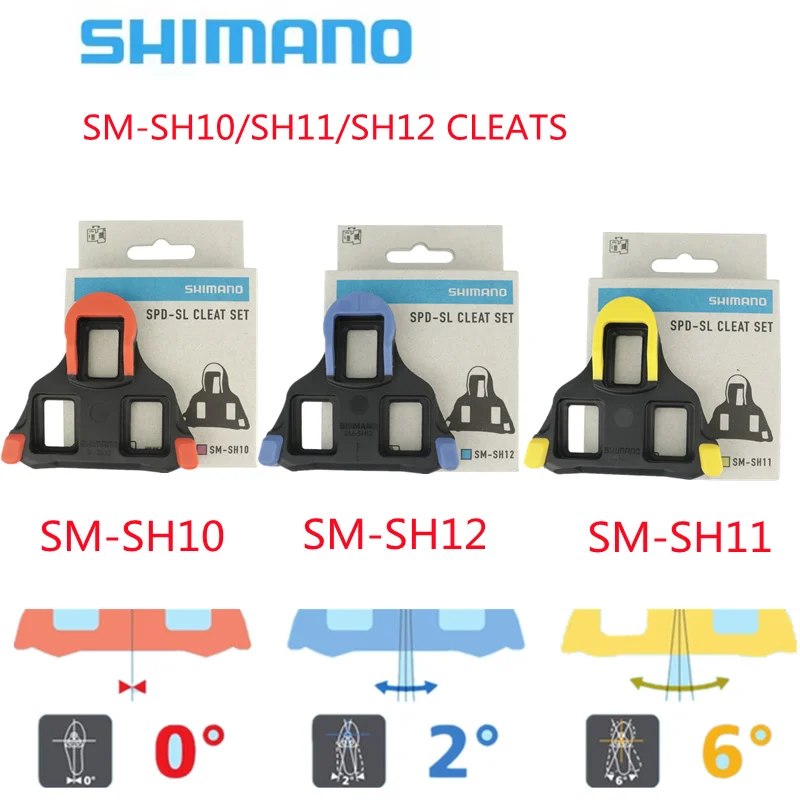 Shimano SPD-SL Cleats Set - SH10, SH11, SH12 3 Shimano SPD-SL Cleats Set - SH10, SH11, SH12 - Image 3