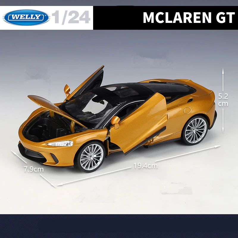 WELLY 1:24 McLaren GT Diecast Model 4 WELLY 1:24 McLaren GT Diecast Model - Image 4