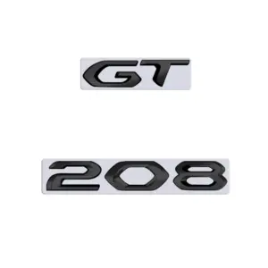 Peugeot 208 GT 3D Metal Badge Set 15 S254c98af6f344b32aed39a04336572544