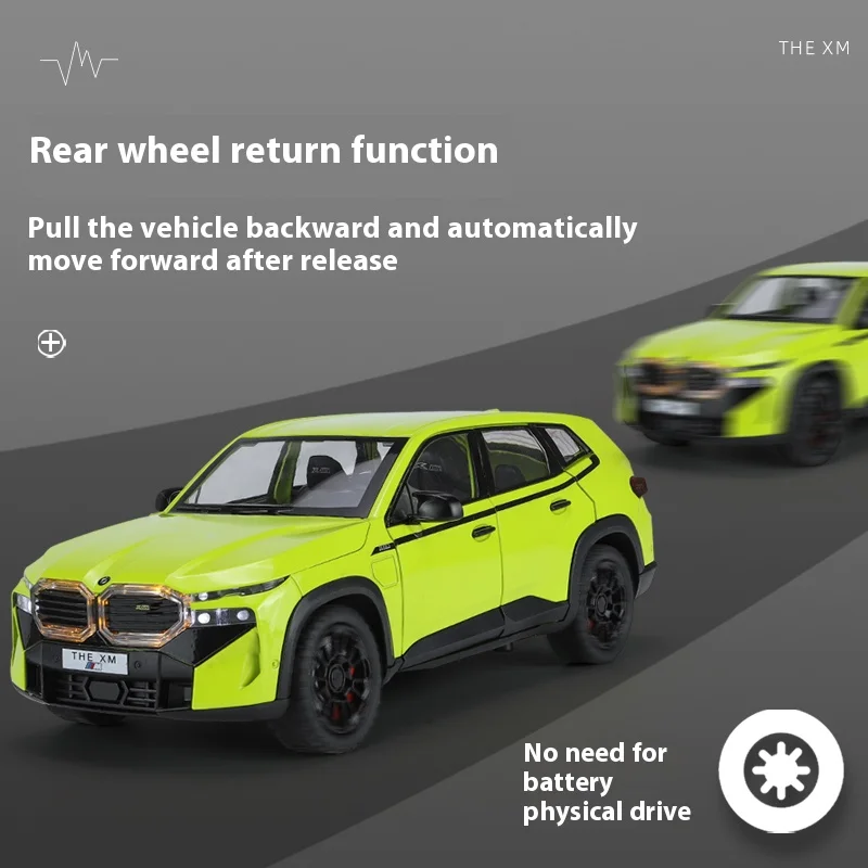 1/24 Scale Neon Yellow SUV Model THE XM 4 1/24 Scale Neon Yellow SUV Model THE XM - Image 4