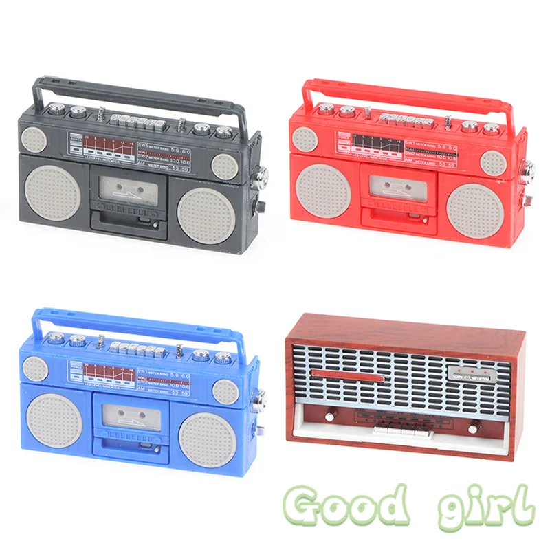 Miniature Vintage Tape Recorder for Dollhouse 3 Miniature Vintage Tape Recorder for Dollhouse - Image 3