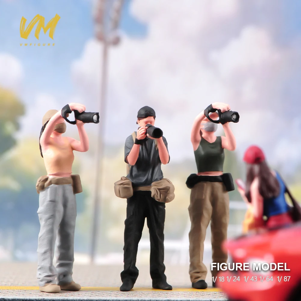 Miniature Figure Set of Professional Photographers 2 Miniature Figure Set of Professional Photographers - Image 2
