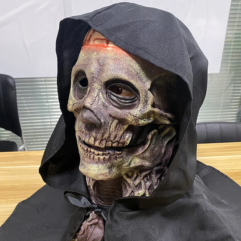 Full Head Skeleton Halloween Mask with Brain Detail 4 Full Head Skeleton Halloween Mask with Brain Detail - Image 4