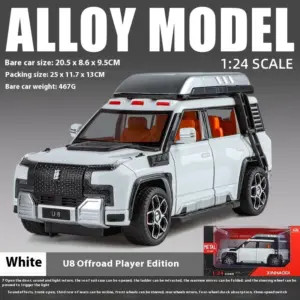 1:24 Scale BYD LOOK UPAT U8 Diecast Model 20 S273063921a3c4e22b700b9d5cb29fd4fa