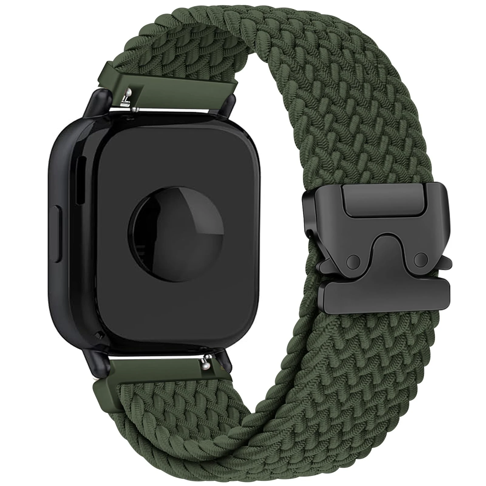 Black Braided Fabric Strap for Xiaomi Smartwatches 12 Black Braided Fabric Strap for Xiaomi Smartwatches - Image 12