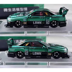 Nissan Skyline GTR ER34 1:64 Diecast Model 7 S283ec17850e44defa97b5becacb89c8eC