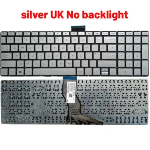 HP Laptop Replacement Keyboard - Black/Silver 21 S28bda2488c7448dba8128e506fcafc18j