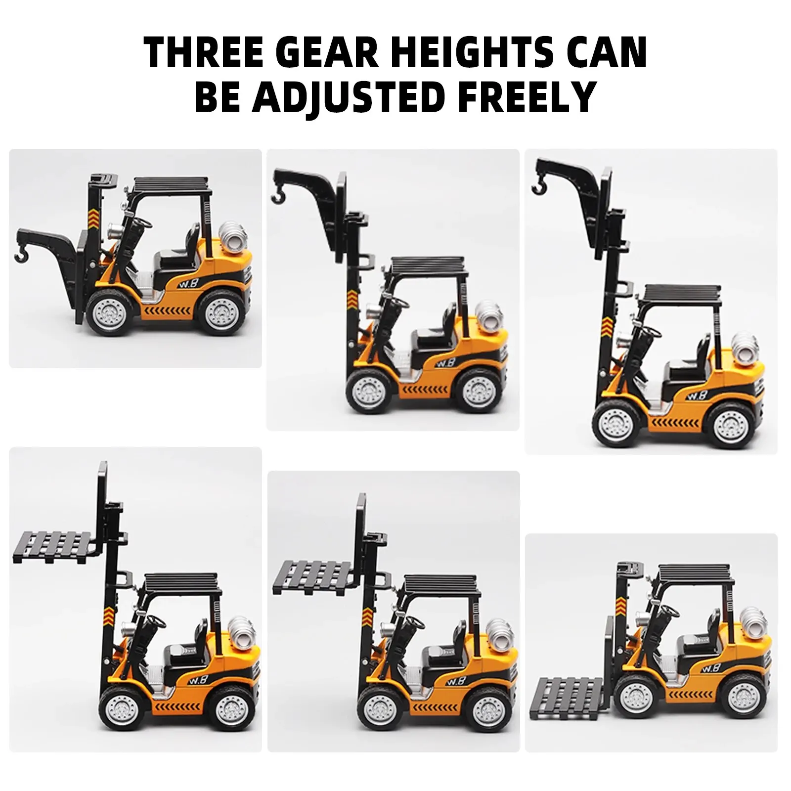 1:24 Scale Alloy Construction Forklift Model 4 1:24 Scale Alloy Construction Forklift Model - Image 4