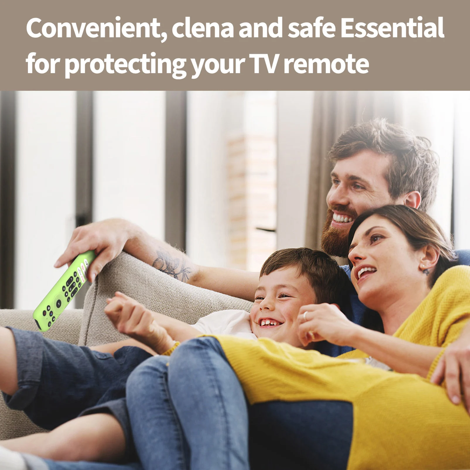 Luminous Green Silicone Cover for TCL Remotes 4 Luminous Green Silicone Cover for TCL Remotes - Image 4