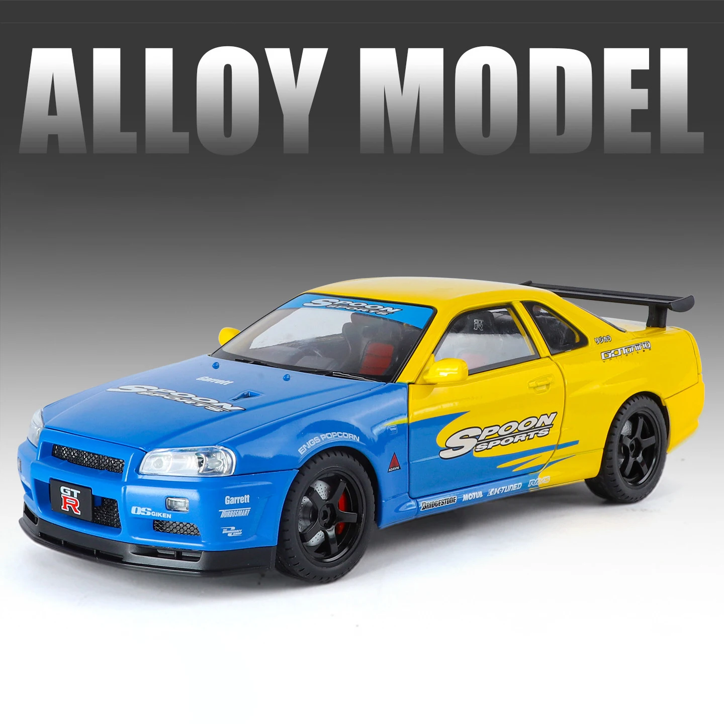 1/18 Nissan Skyline GTR R34 Scale Model Car 5 1/18 Nissan Skyline GTR R34 Scale Model Car - Image 5