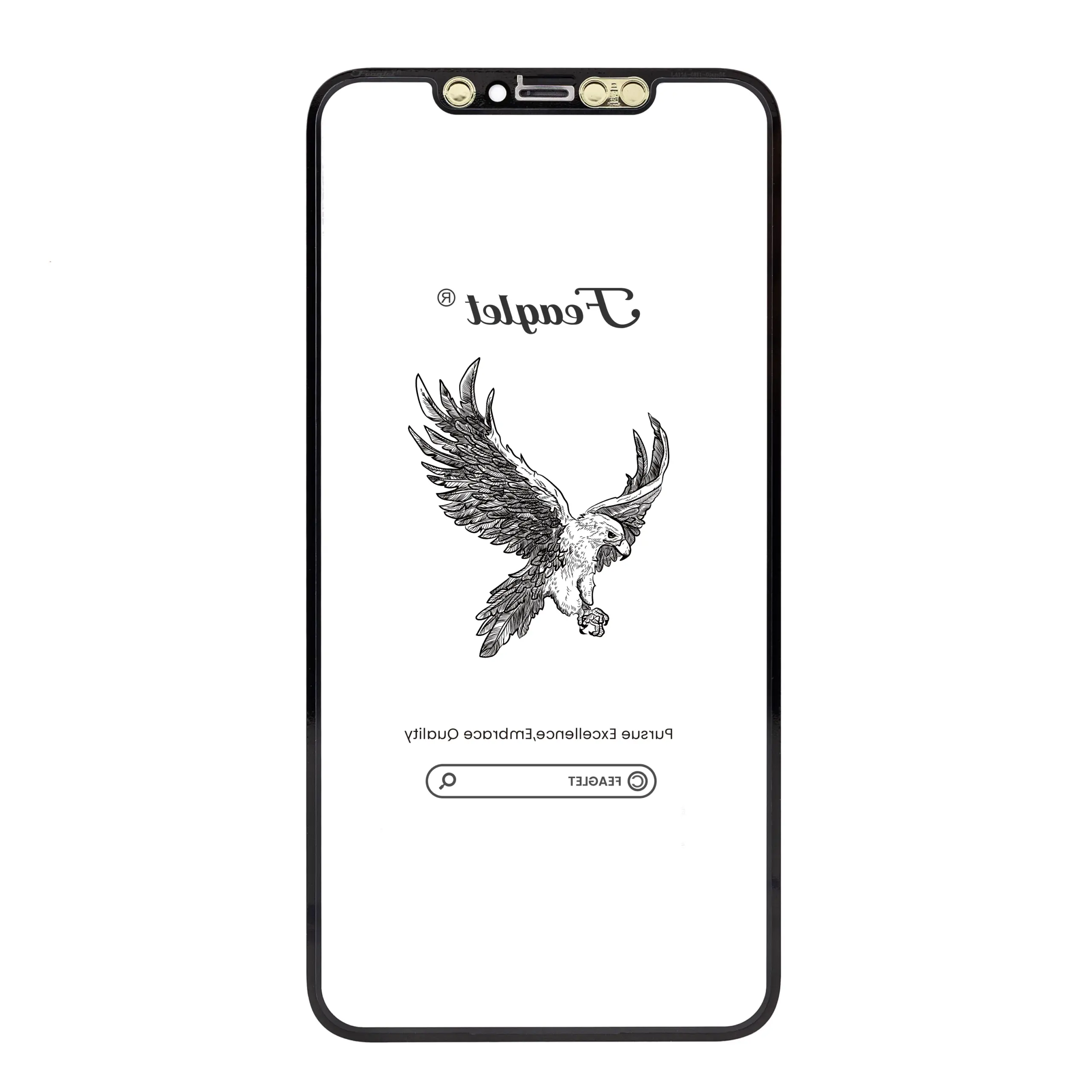 Feaglet 1:1 Outer Glass for iPhone Models, 10 Pack 5 Feaglet 1:1 Outer Glass for iPhone Models, 10 Pack - Image 5