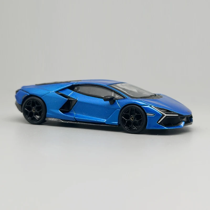 Lamborghini Revuelto 1:64 Diecast Model in Blue 4 Lamborghini Revuelto 1:64 Diecast Model in Blue - Image 4