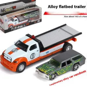 1:64 Diecast Truck and Trailer Model Set 39 S2b351d52304544beb9f208238ca60774E