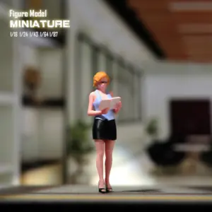 Miniature Figure of Woman Reading, 1/87-1/18 Scale 9 S2bbddf6e05b840f6b3770d26e987d23bh