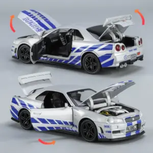 GTR34 1:32 Scale Alloy Sports Car Model 11 S2bddfc7ea972470cb3be82c95c3986a9e