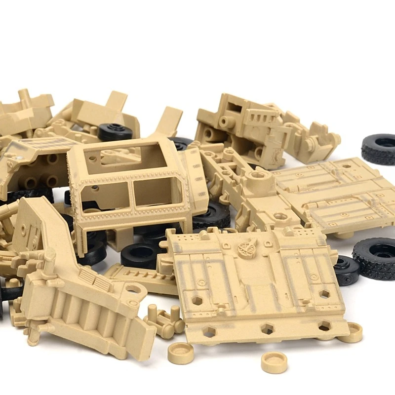 1:72 Scale Yellow/Green M-Track Vehicle Model 6 1:72 Scale Yellow/Green M-Track Vehicle Model - Image 6