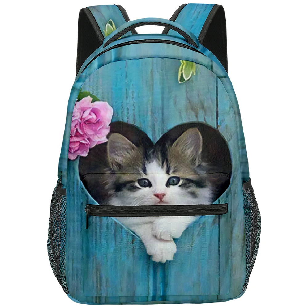 Cute Cat Pattern Waterproof Backpack 5 Cute Cat Pattern Waterproof Backpack - Image 5