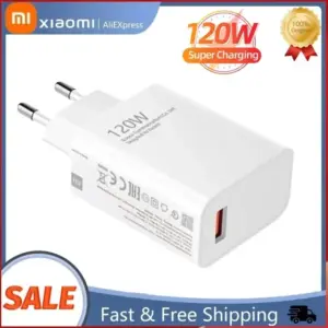 Xiaomi 120W Super Fast Turbo Charger Adapter