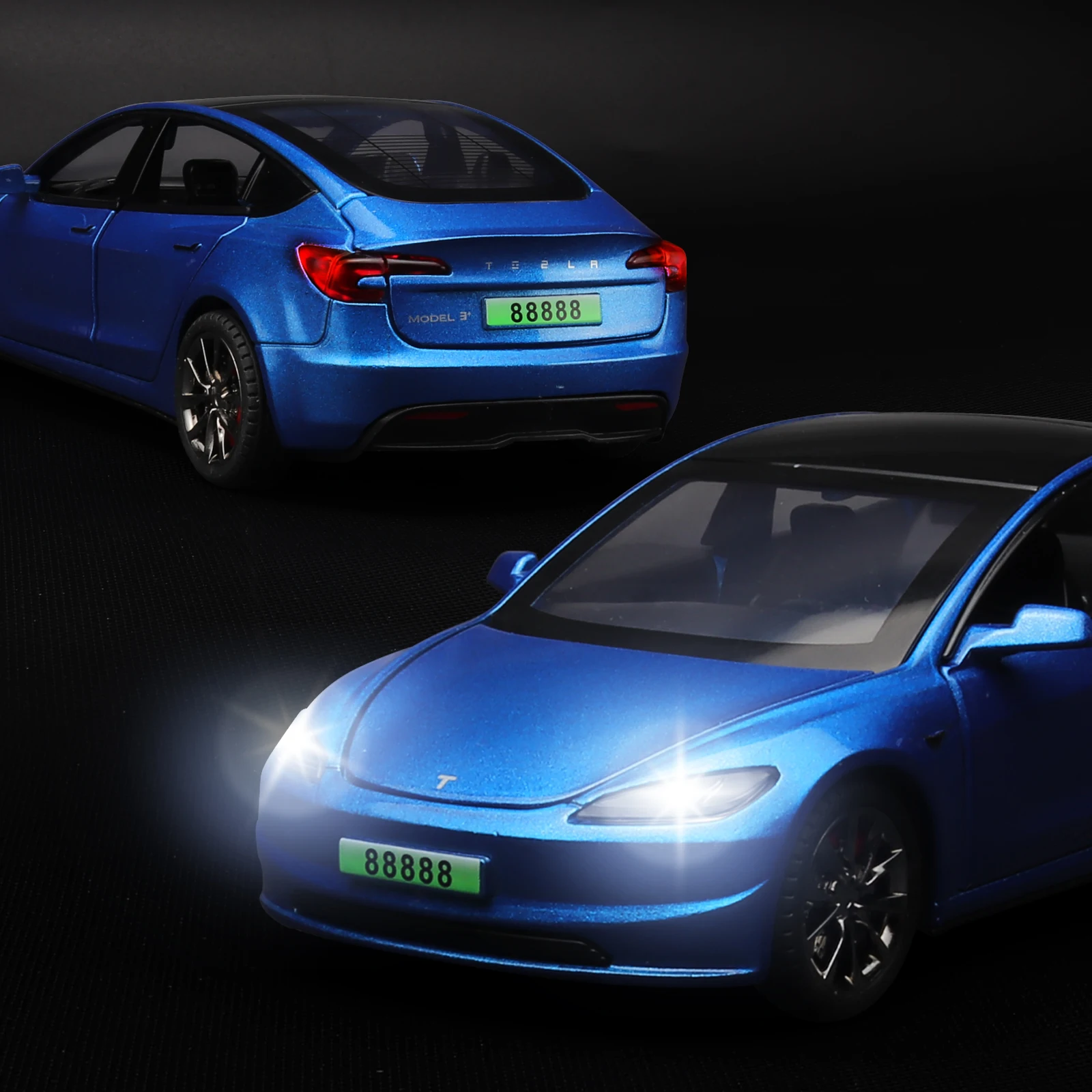 Glossy Red 1/32 Scale Die-Cast Car Model 4 Glossy Red 1/32 Scale Die-Cast Car Model - Image 4