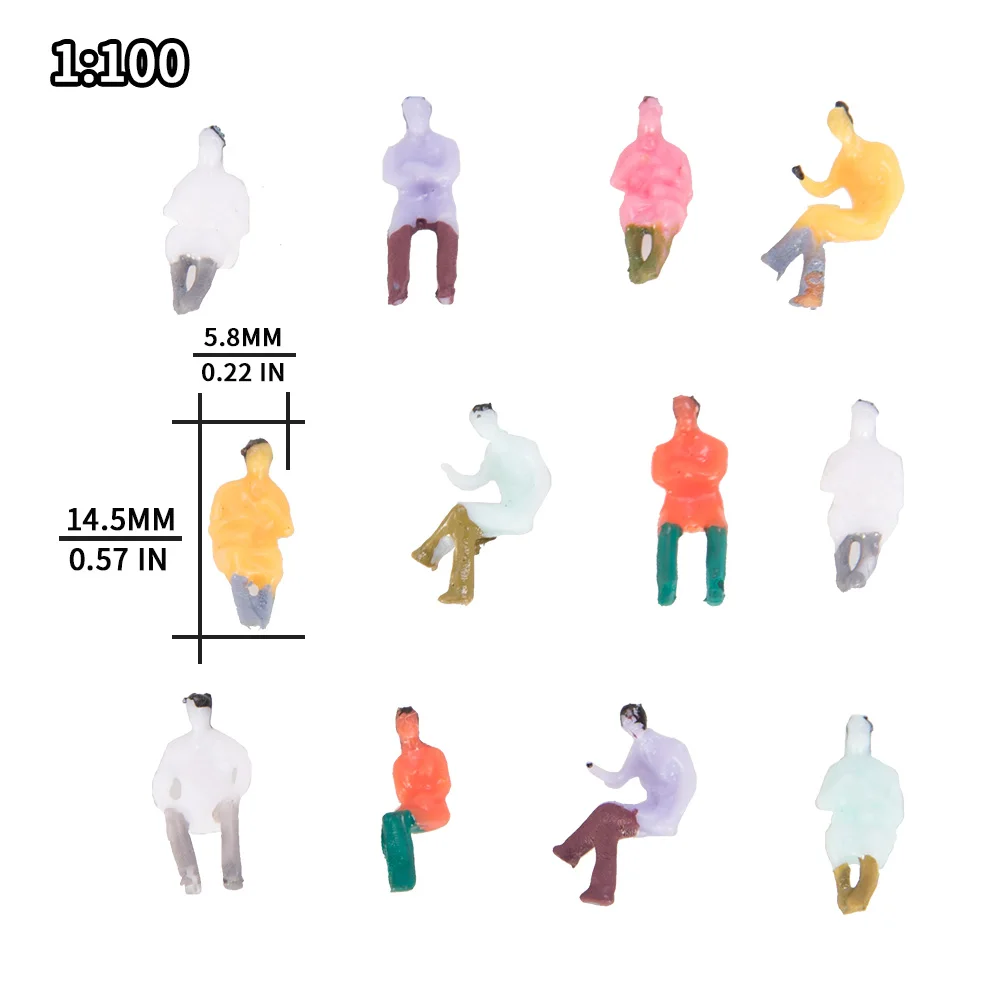 Collection of 100 Miniature Seated Figures 2 Collection of 100 Miniature Seated Figures - Image 2