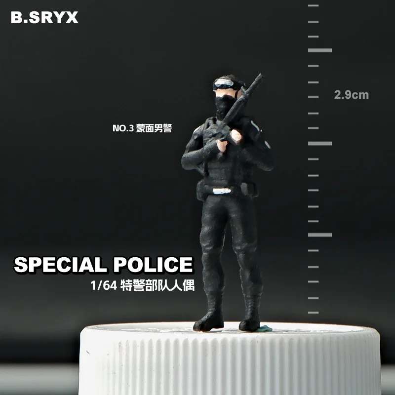1/64 Scale Tactical Police Miniature Figures Set 9 1/64 Scale Tactical Police Miniature Figures Set - Image 9