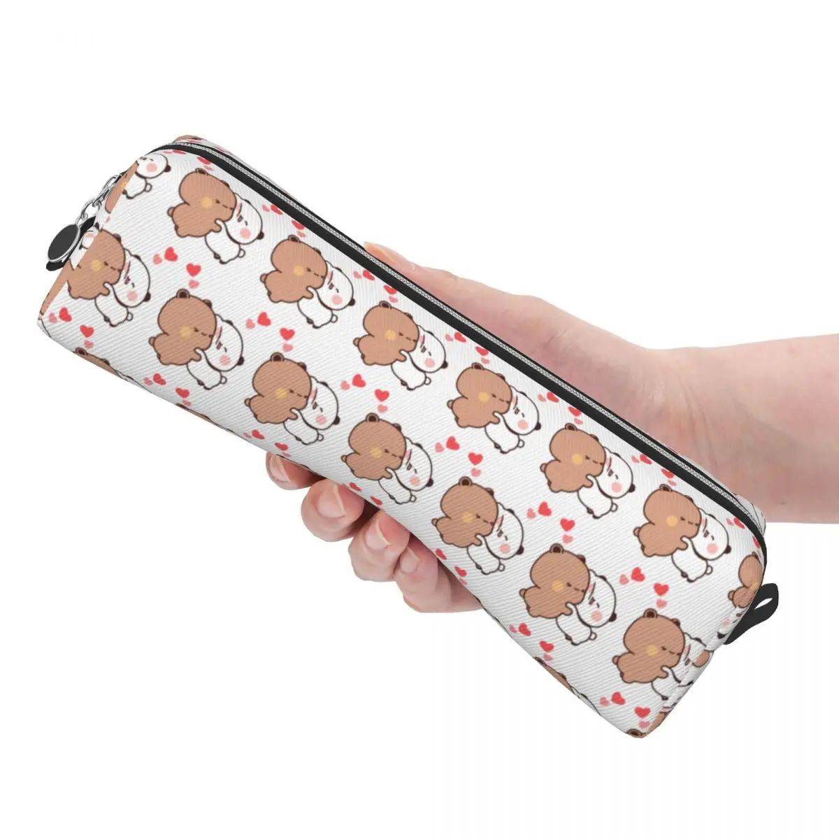 Panda and Brownie Bear Couple Pencil Case 3 Panda and Brownie Bear Couple Pencil Case - Image 3