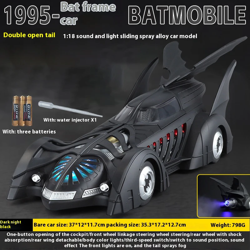 1/18 Scale Diecast 1995 Batmobile Model 9 1/18 Scale Diecast 1995 Batmobile Model - Image 9