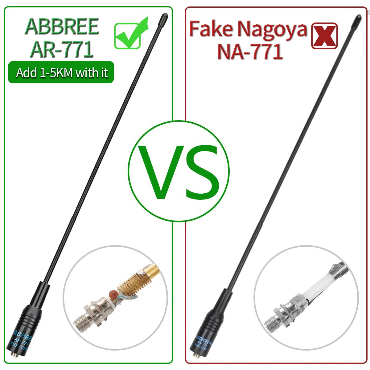 ABBREE AR-771 Dual-Band Antenna 2.15 dBi 2 ABBREE AR-771 Dual-Band Antenna 2.15 dBi - Image 2