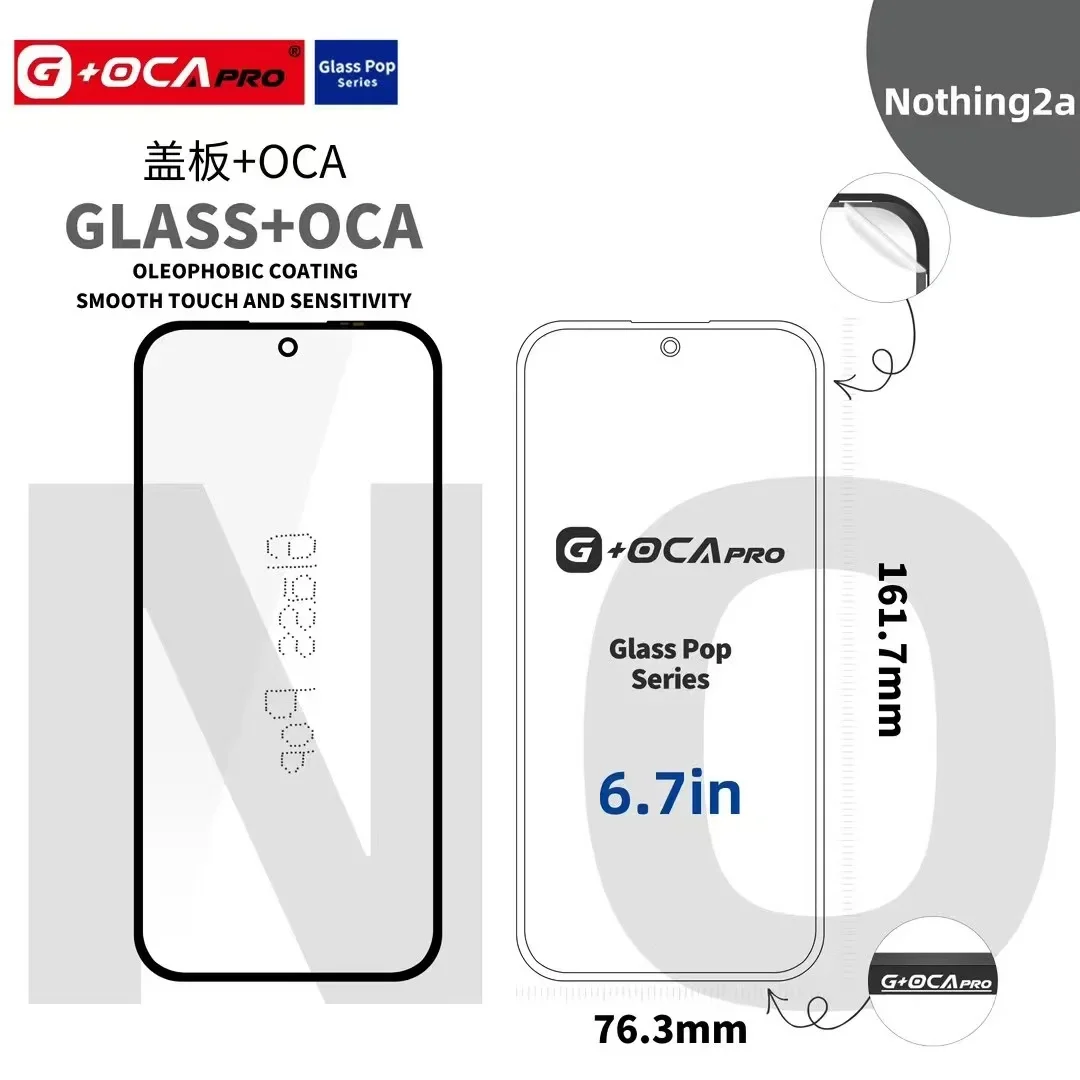 G+OCA PRO Front Glass Lens for Nothing Phones 2 G+OCA PRO Front Glass Lens for Nothing Phones - Image 2