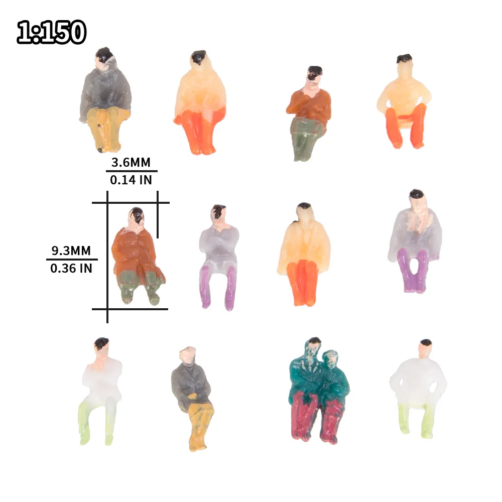 Collection of 100 Miniature Seated Figures 3 Collection of 100 Miniature Seated Figures - Image 3