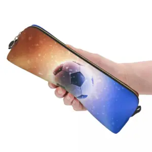 Creative Soccer Pencil Case with Zipper Closure 31 S2ed2f34480854928aab2927d38648804W