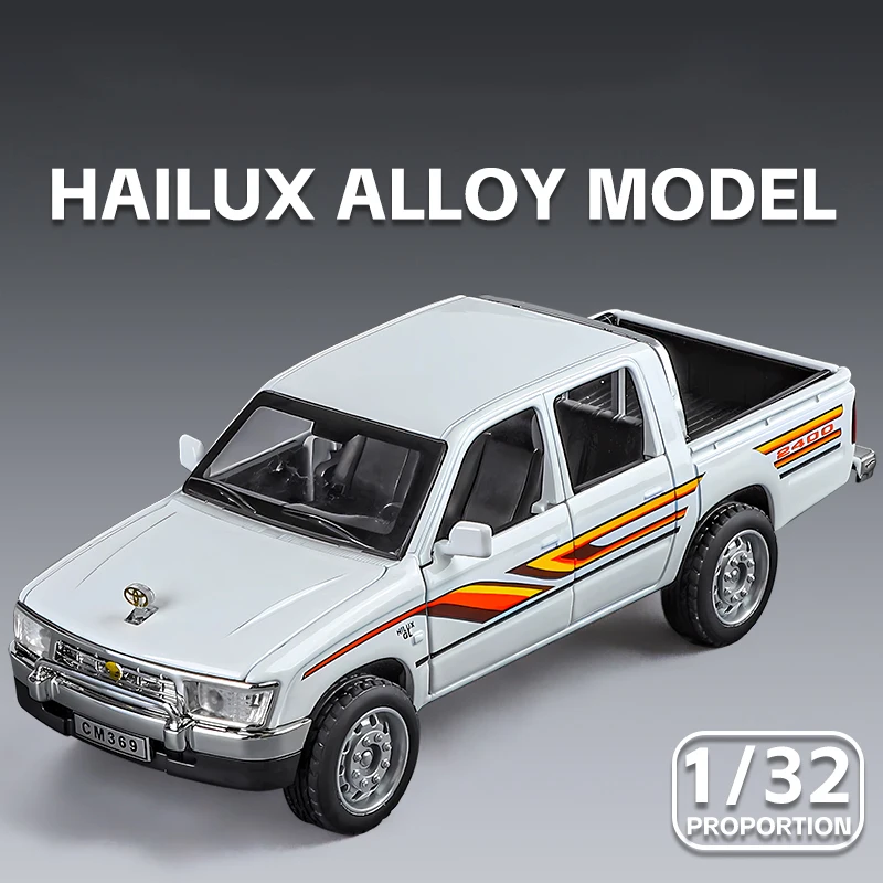 1:32 Scale Die-Cast Toyota Hilux Pickup Model 3 1:32 Scale Die-Cast Toyota Hilux Pickup Model - Image 3