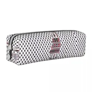 Tatreez Embroidered Cylindrical Pencil Case