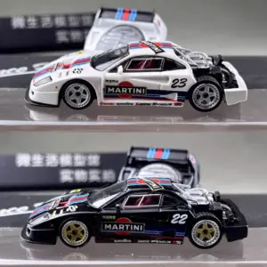 Ferrari F40 LM Martini Diecast 1:64 Model 11 S30ba86a2000446e488afa7a1bc0e467e5