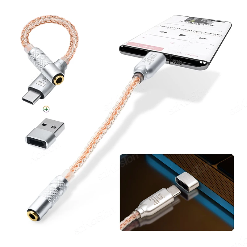 Type-C to 3.5mm Headphone Amplifier Adapter 2 Type-C to 3.5mm Headphone Amplifier Adapter - Image 2