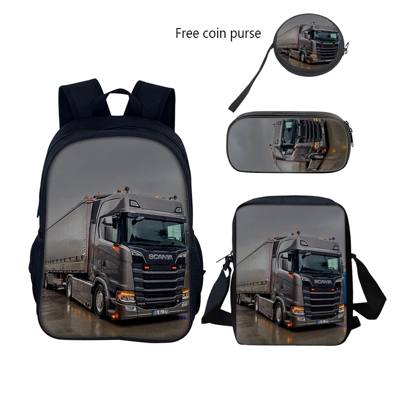 SCANIA Anime School Backpack Set for Kids 3 SCANIA Anime School Backpack Set for Kids - Image 3