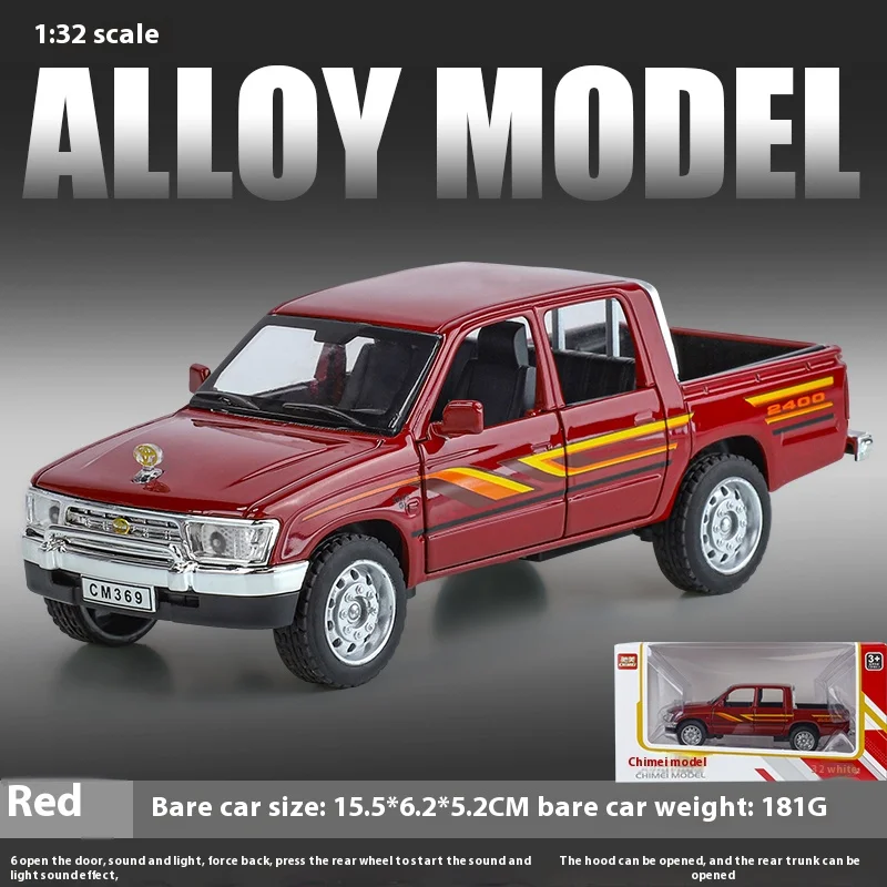 1:32 Scale Die-Cast Toyota Hilux Pickup Model 7 1:32 Scale Die-Cast Toyota Hilux Pickup Model - Image 7