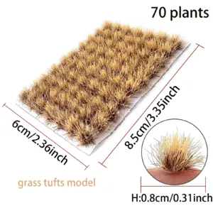 Set of 70 Miniature Static Grass Tufts 25 S31723139185344738eaeb0c4108ca776u