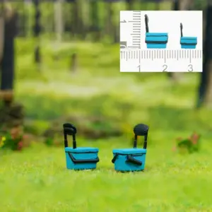 Handmade Fishing Miniature Model 2.6 cm Resin 29 S31804171bf524176b252ce28d2b26725J