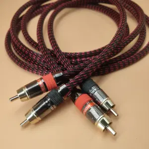 Hi-Fi Monster RCA Audio Cable 24k Gold-Plated 8 S3243e319800241b7b55b22fd18cb85der