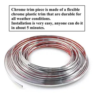 Universal Chrome Decorative Car Styling Strip 3m 9 S325cc75a608342f9bbfd8a2aab734797u