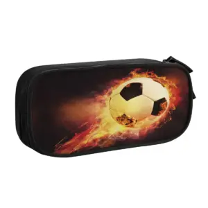 Soccer Graphic Leather Pencil Case 34 S32af66662aa14296a01348bd9e2ce004m